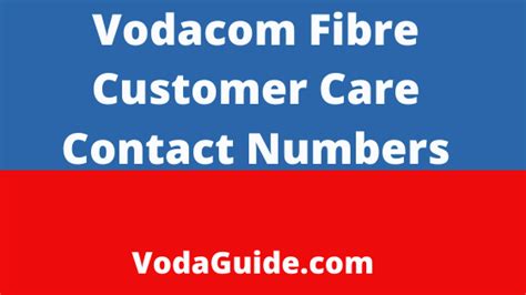 Vodacom Customer Care Fibre Follow These Steps To Contact Vodacom