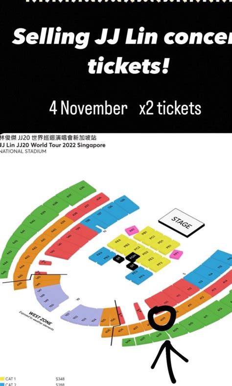 Jj Lin Concert Tickets Tickets And Vouchers Event Tickets On Carousell