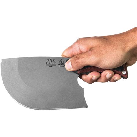 tops xxx dicer fixed blade knife kydex sheath atlantic knife company