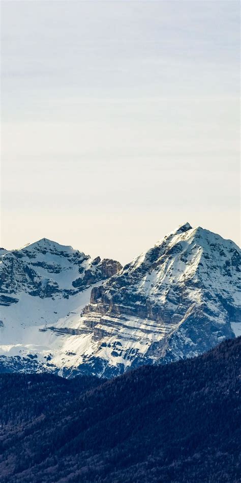 Download 1080x2160 Wallpaper Glacier Mountains Snow Mountains Nature