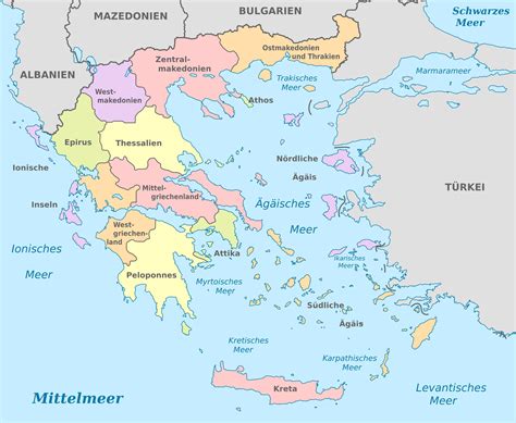 Mapa De Europa Y Grecia
