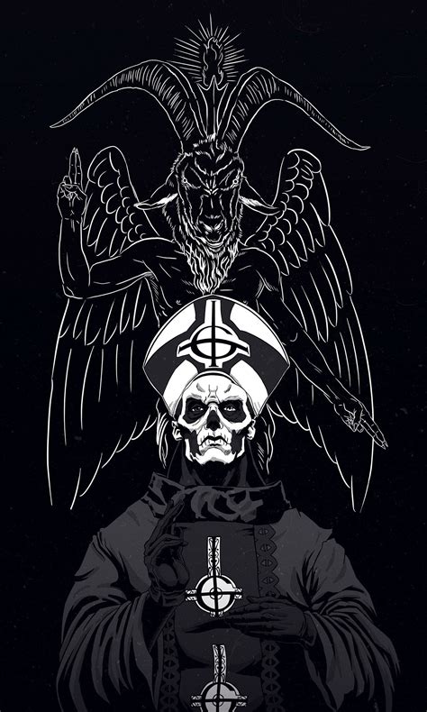 papa emeritus ii ghost on behance ghost papa ghost tattoo ghost and ghouls