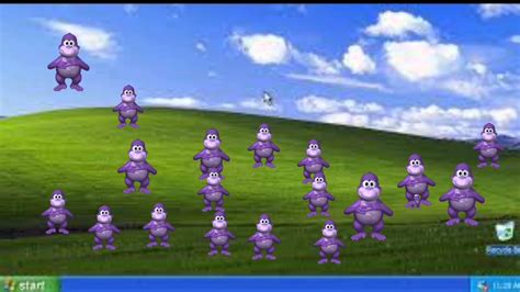 Bonzi surfs all over the place hitting the opponent multiple times. My Windows XP Got a Virus Full Of Purple Monkey Thingy ...