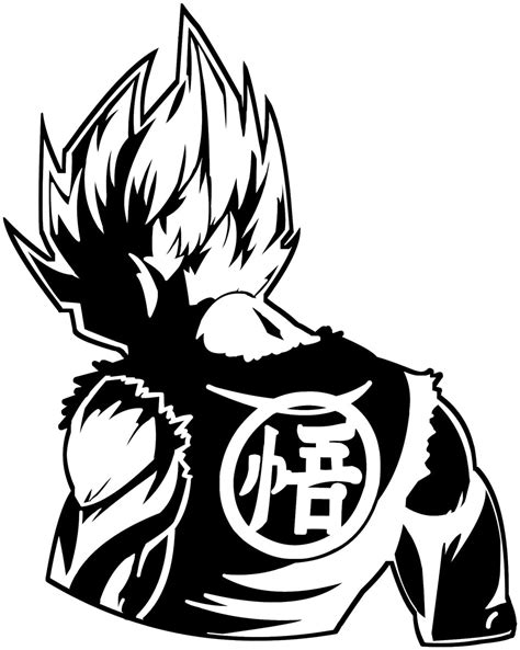 Dragon Ball Z (DBZ) - Super Saiyan Goku Anime Decal – KyokoVinyl
