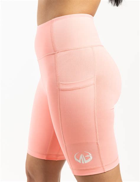 Women S Hw Biker Shorts Pink And Grey 2 For 30 Moneyball Sportswear