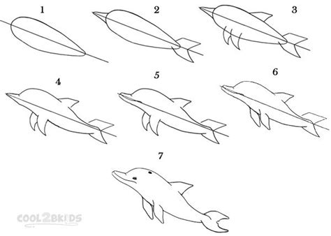 How To Draw A Dolphin Jumping Noel Sledge