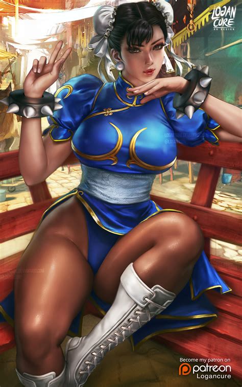 Chun Li Street Fighter Drawn By Logan Cure Danbooru