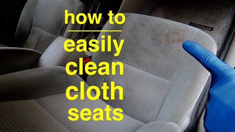 How To Wash Material Car Seats