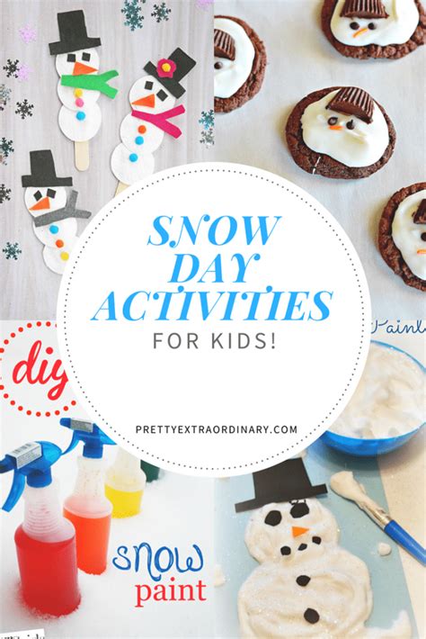Snow Day Activities For Kids Pretty Extraordinary