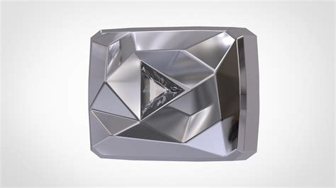 Youtube Diamond Play Button 3d 모델 Turbosquid 1538404