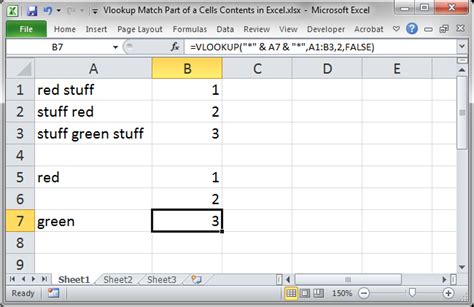 The excel match function looks up a value in an array, and returns the position of the value within the array. Vlookup Partial Match in Excel - TeachExcel.com