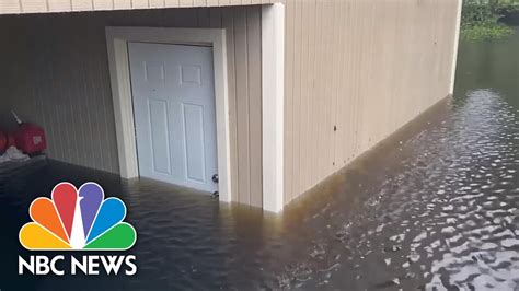 Storm Surge Floods Coastal Mississippi After Tropical Storm Cristobal