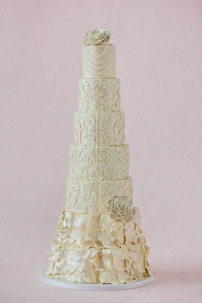 Cake Elegant Modern Vintage Wedding Cake 2374203 Weddbook