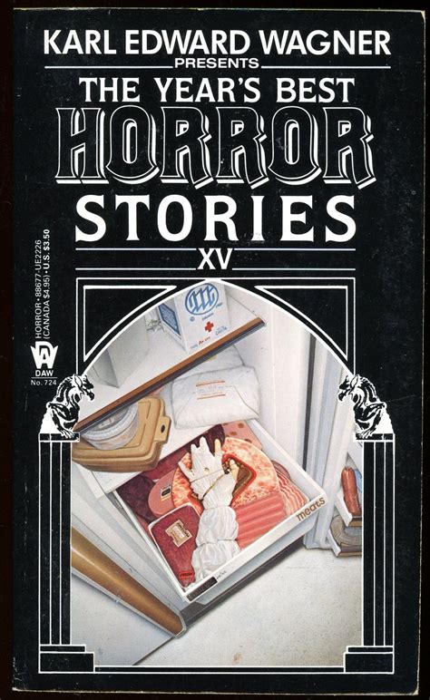 The Years Best Horror Stories Xv Karl Edward Wagner First Edition