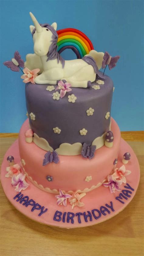 Order online cake in delhi & noida: Unicorn Rainbow cake - Sherbakes