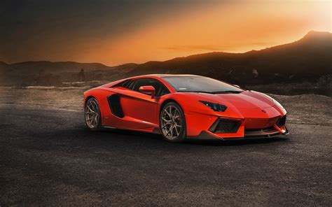 Download Wallpaper For 1024x1024 Resolution Car Orange Lamborghini