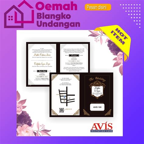 Jual Blangko Undangan Avis 100 Harga Murah Shopee Indonesia