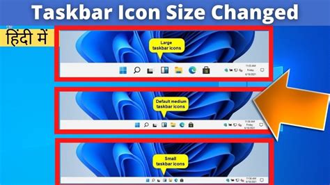 How To Change Taskbar Icon Size In Windows Youtube