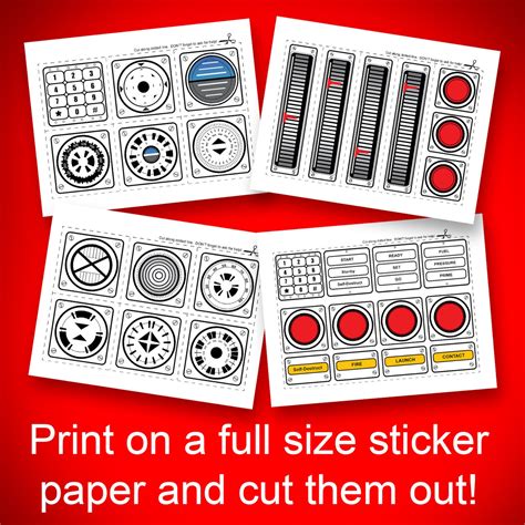 Printable Control Panels Coloring Books Spaceship Download Now Etsy