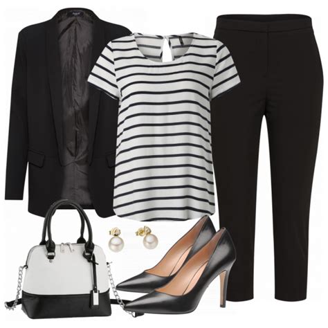 blackandwhite Damen Outfit - Komplettes Business Outfit günstig kaufen | FrauenOutfits.de (With ...