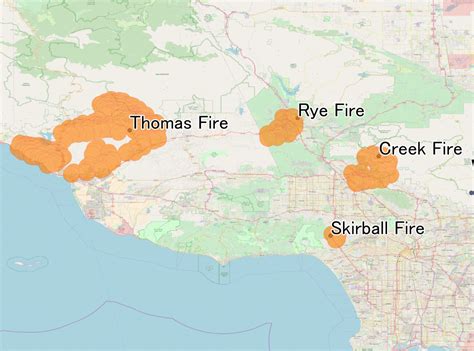 Santa Rosa Fire Map Shows The Destruction In Napa Sonoma Counties