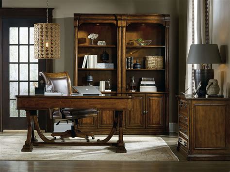 Tynecastle Brown Writing Home Office Set From Hooker Coleman Furniture