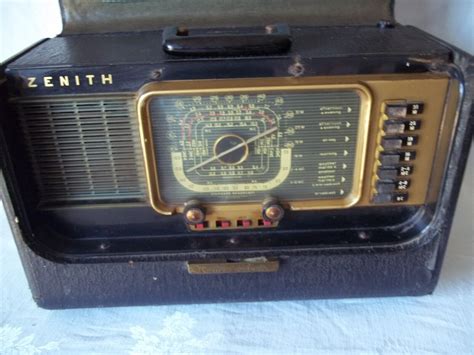 Vintage Zenith Trans Oceanic Transoceanic Wave Magnet H500 Radio 5h40