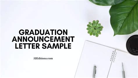 Graduation Announcement Letter Sample Get Free Letter Templates