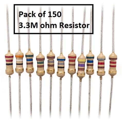 Pack Of 150 1m Ohm Resistor 1m Ohm 1 By 4w