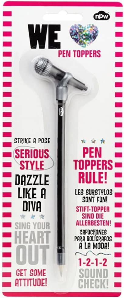 Microphone Pen Topper And Pen Uk Stationery And Office Supplies
