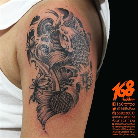 13 Amazing Koi Fish Tattoo Design Black And Grey Ideas In 2021