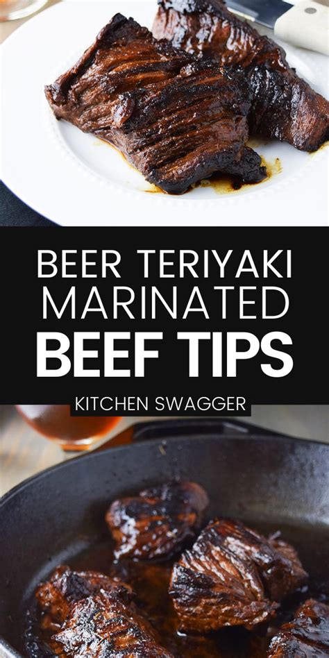 Marinated Steak Tips Recipe With Beer Teriyaki Marinade Recipe