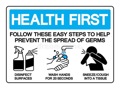 Health First Follow These Easy Steps To Help Prevent The Spread Of