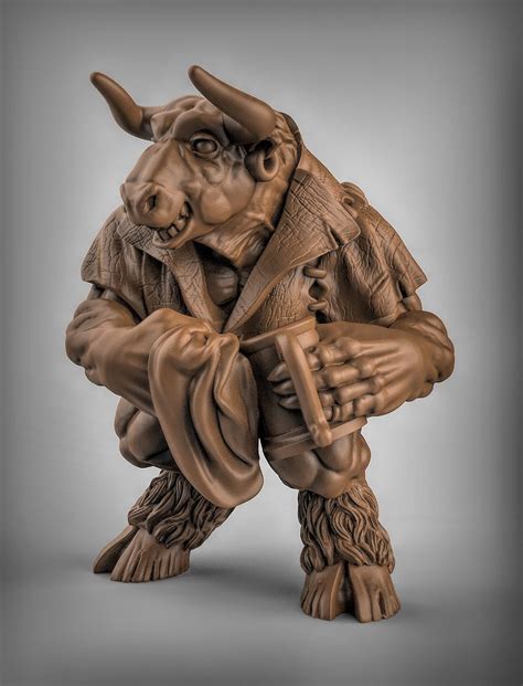 These 3d Printed Minotaurs Will Cause Excitement And Bring Any Tabletop