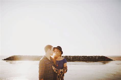Beachside Engagement Session In Maryland Urban Outfitters Inspired
