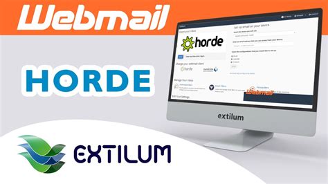 How To Use Horde Webmail Extilum Hosting Youtube