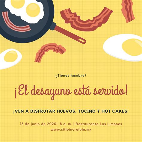 Top Imagen Invitacion A Desayuno Empresarial Aldamaryrestaurante Com Mx