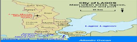 Fast english city map of lagos, nigeria. Map of Lagos showing the industrial estates | Download Scientific Diagram