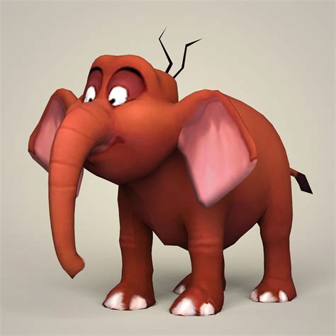 3d Model Game Ready Game Ready Fantasy Elephant Cgtrader