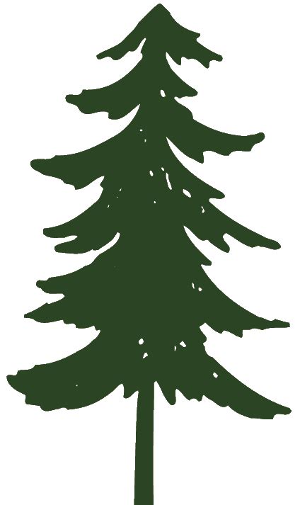Clip Art Pine Trees Black And White Free Clipart Image Clipartix