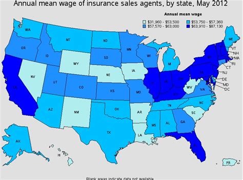 Salary for insurance sales agents. Average Health Insurance Professional Salaries, By State