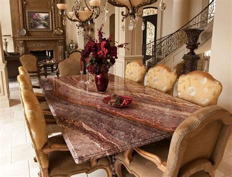39 Elegant Granite Dining Room Table Ideas Table Decorating Ideas