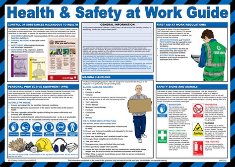 do you have to display a health and safety poster printable templates