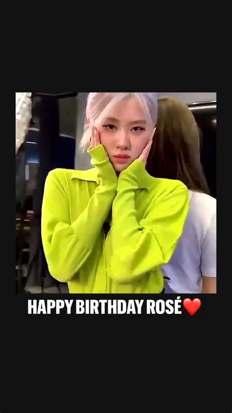 Happy Birthday Rosé ️ In 2022 Happy Birthday Rose Birthday Roses