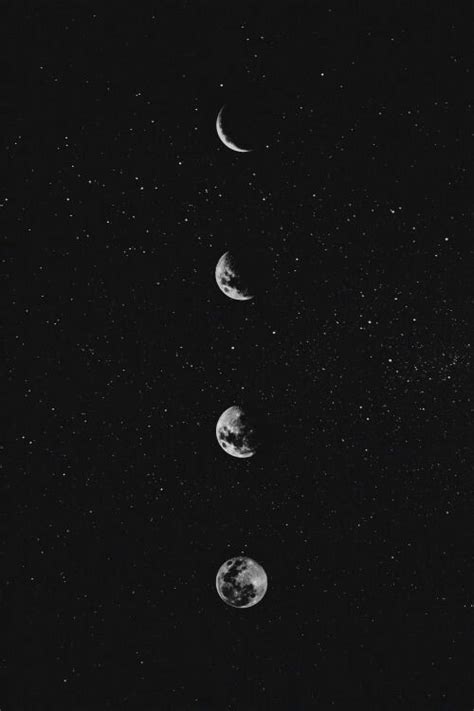 Moon Black Wallpaper Tumblr