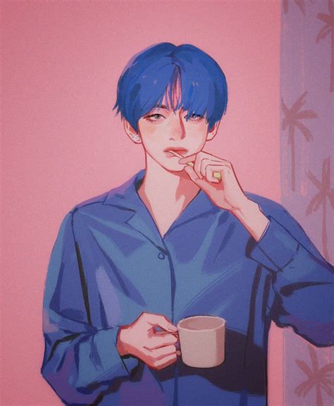 See more ideas about bts fanart bts drawings bts. BTS V Anime Wallpapers - Wallpaper Cave