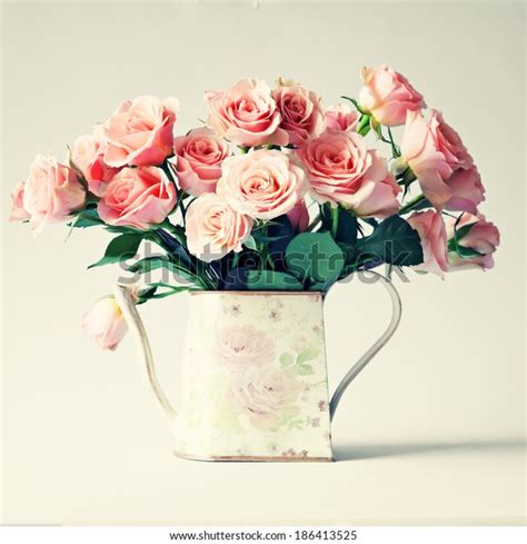 Vintage Roses Still Life Stock Photo 186413525 Shutterstock