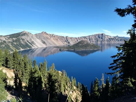 Just Another Simple Shot Of Crater Lake In Oregon Oc 4032x3024 R