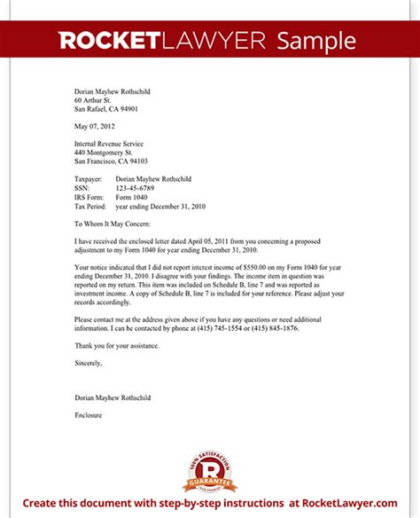 Here is an example of an irs hardship letter. Letter to the IRS - IRS Response Letter Form (with Sample)