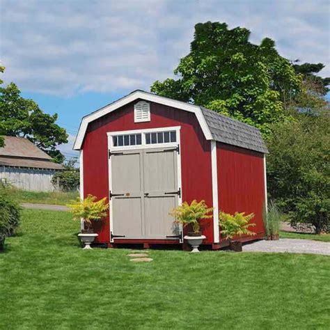 Get A Standout Colonial Woodbury Storage Shed With Little Cottage